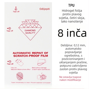 Nuoxin Apple Prednji Zaštitnik Zaslona - Samoobnavljajući PET Film za Zakrivljene Zaslone, Mašinski Proces