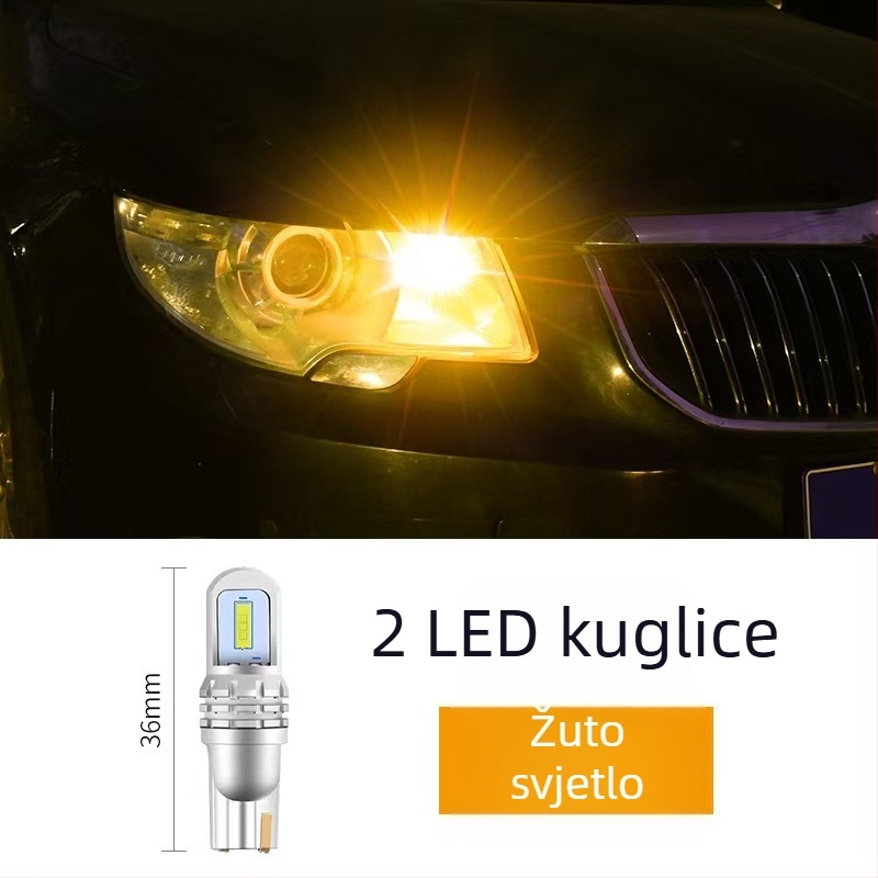 LED automobilska svjetla T10 W5W 1860 SMD – 12V, 3W, 5000–6000 lm, 6000K; namijenjena za svjetla za registarsku ploču, dnevna svjetla i pozicijsko svjetlo