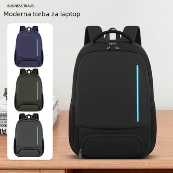 Unisex poslovni ruksak za laptop, PU koža, vodootporan, proširivi, 20–35 L, pogodan za 16-inčni laptop