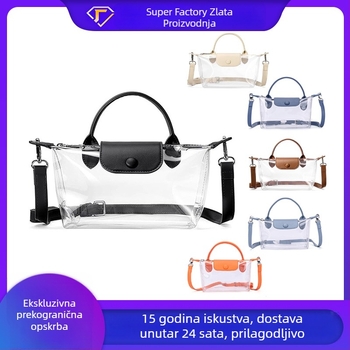 PVC vodootporna tote torba s horizontalnim kvadratnim oblikom, magnetsko zatvaranje, unutarnji pretinci za mobitel i osobnu iskaznicu, trodimenzionalni vanjski dio, Blue Flag