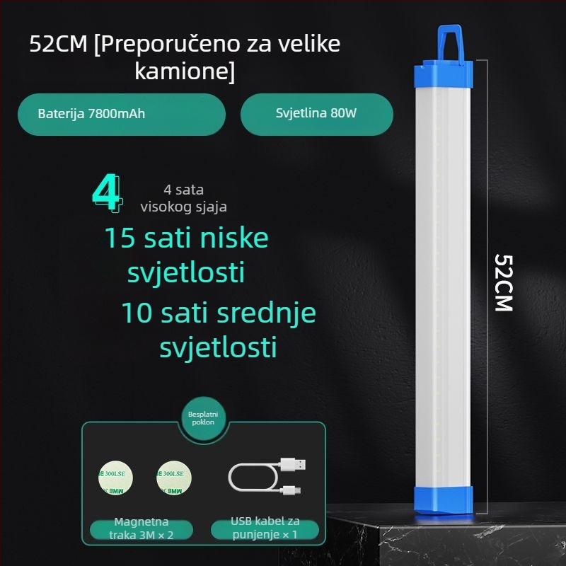 LED unutarnje svjetlo za kutiju kamiona / dostavni tricikl — magnetsko učvršćenje