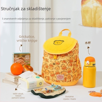 Ruksak za vrtić s motivom životinja, Oxford tkanina, vodootporan, zaštita kralježnice, velik kapacitet