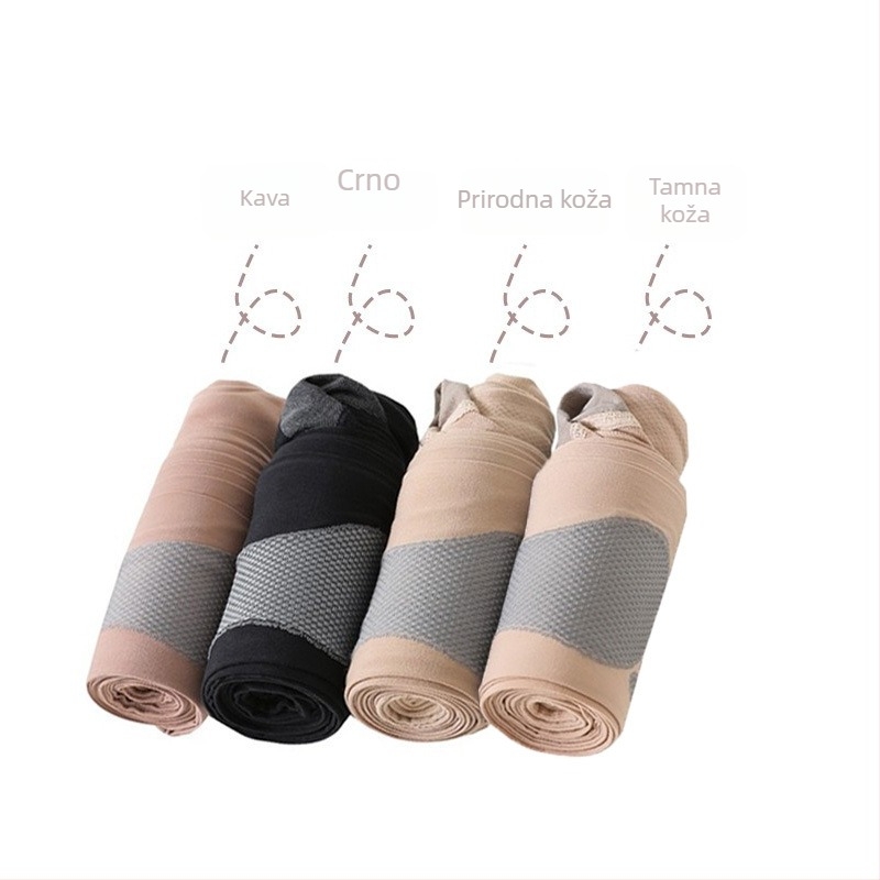 Gaćice od velura i najlona s podizanjem stražnjice, oblikovanje tijela, zgusnute