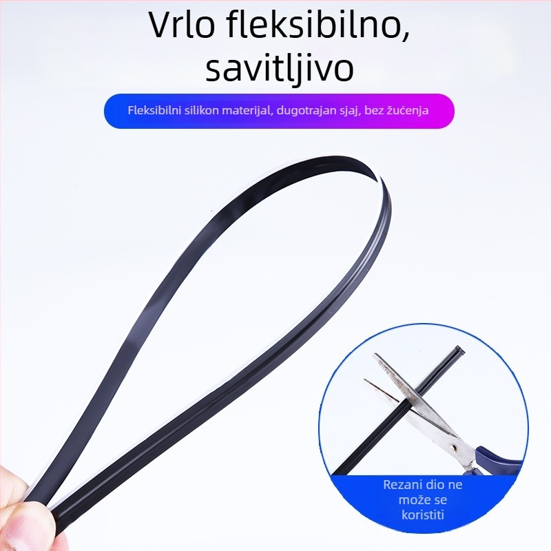 Akrilna unutarnja ambijentalna svjetlosna traka za automobil, za vrata i središnju konzolu, model Symphony cold light advance ambient light, napon 5V, struja 3A, snaga 3W