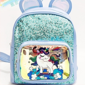 Ruksak s jednorogom za djevojčice, šljokice, otporan na habanje, sladak dječji ruksak za vrtić