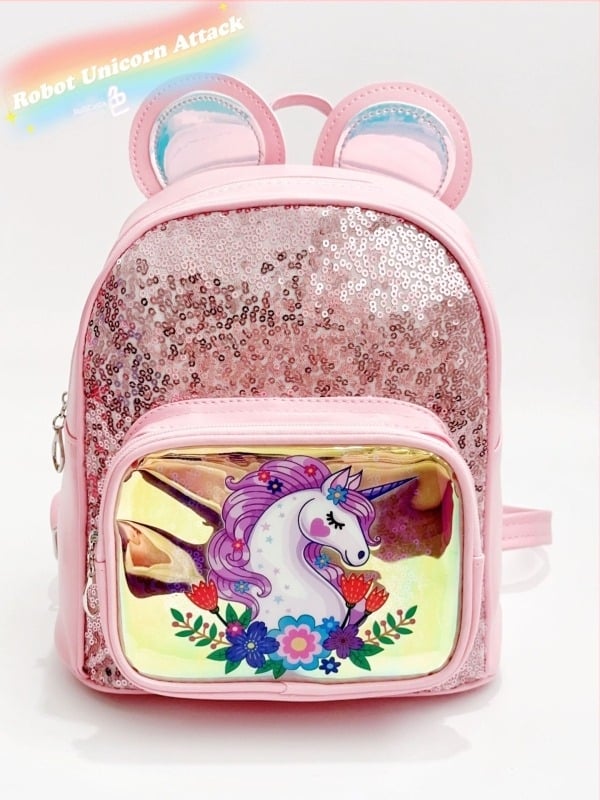 Ruksak s jednorogom za djevojčice, šljokice, otporan na habanje, sladak dječji ruksak za vrtić