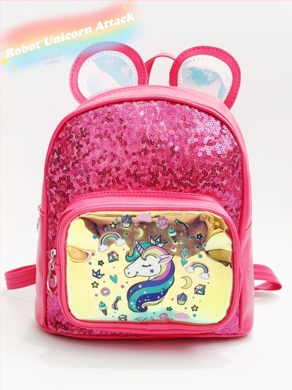 Ruksak s jednorogom za djevojčice, šljokice, otporan na habanje, sladak dječji ruksak za vrtić