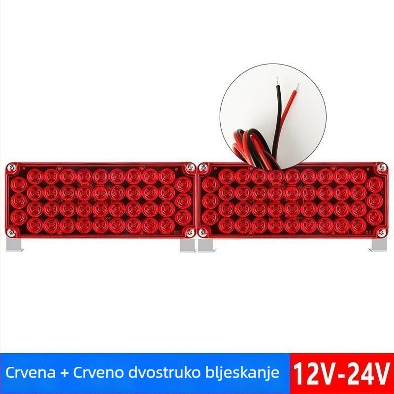 LED upozoravajuće svjetlo za kamione i prikolice – snažan stroboskop, protiv sudara straga, za vozila spašavanja