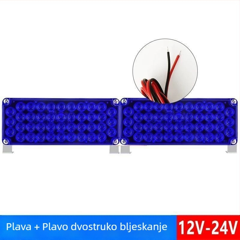 LED upozoravajuće svjetlo za kamione i prikolice – snažan stroboskop, protiv sudara straga, za vozila spašavanja