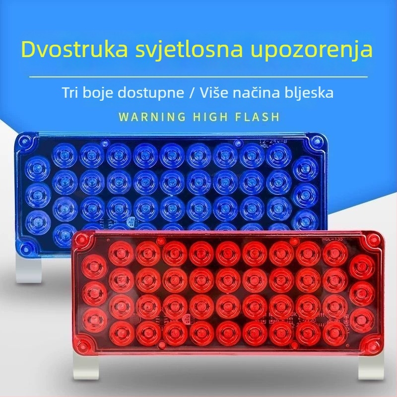 LED upozoravajuće svjetlo za kamione i prikolice – snažan stroboskop, protiv sudara straga, za vozila spašavanja