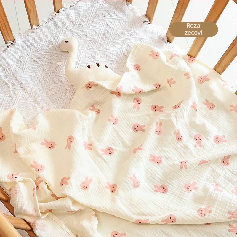 Novorođenačka dvostruko gaze zavojnica s printom crtića, težina 200–300 g