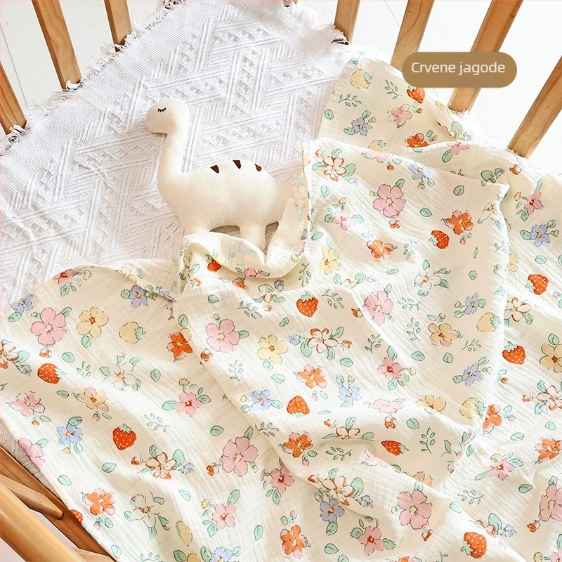 Novorođenačka dvostruko gaze zavojnica s printom crtića, težina 200–300 g