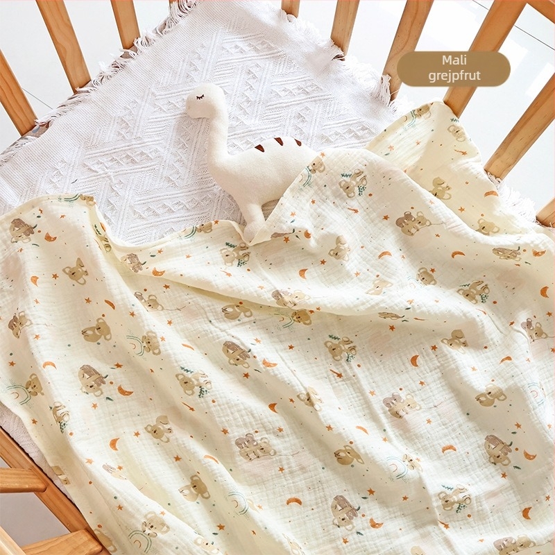 Novorođenačka dvostruko gaze zavojnica s printom crtića, težina 200–300 g