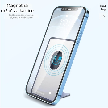 Chengye MagSafe silikonski držač kartica s magnetskom postolom za iPhone 12 i iPhone 13