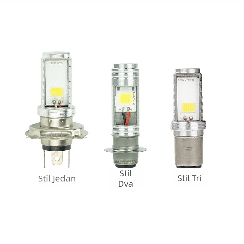 Motocikl LED prednje svjetlo H4, aluminijsko kućište, IP67, 1500LM, 8-80V