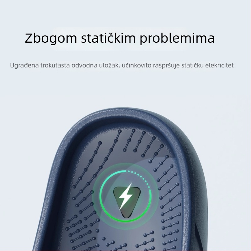 Kirurške papuče za muškarce – protuklizne, zatvoren vrh, antistatike, EVA gornji dio i EVA potplat, potplat oblikovan injekcijom