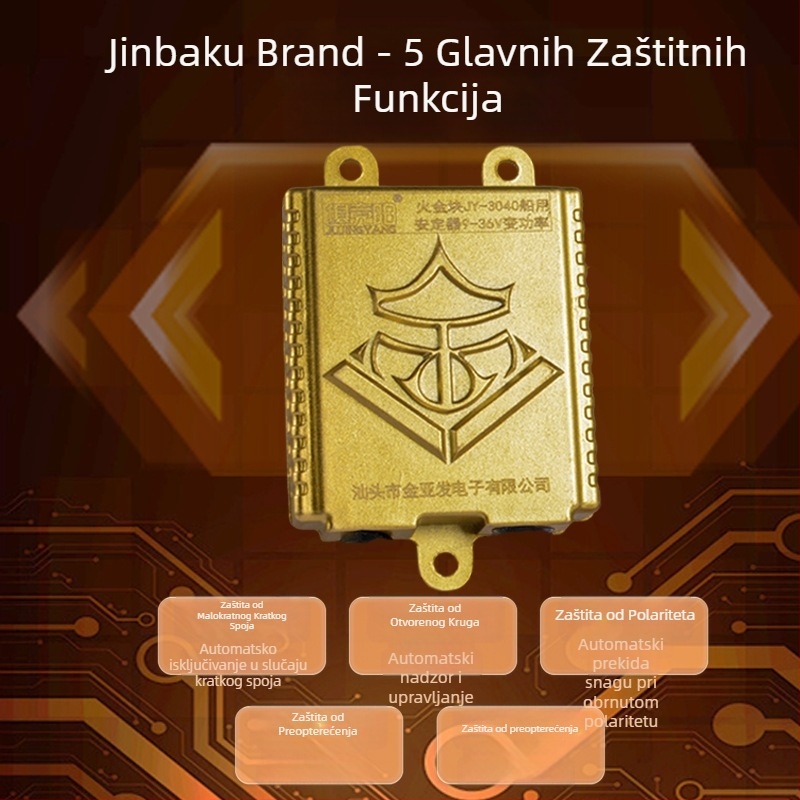 Xenon ballast za lampu 12V/24V – prilagodljiva snaga, 400W, aluminijska legura, za vozila i brodove, brzo pokretanje, kampiranje, speleologija, noćni ribolov, patrola