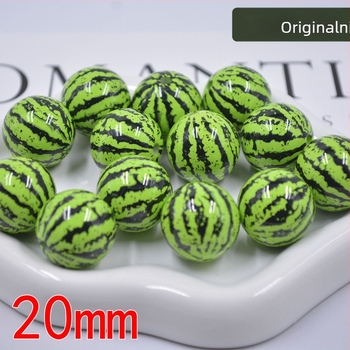 DIY set perli za narukvicu – akrilne perle s dinja uzorkom, ispisane perle, Miyamoto branda