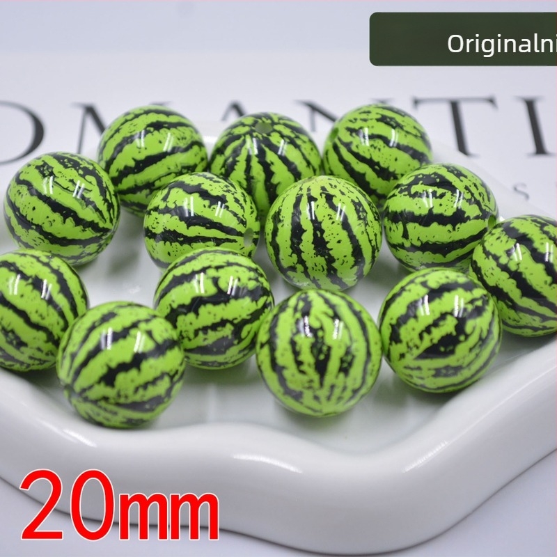 DIY set perli za narukvicu – akrilne perle s dinja uzorkom, ispisane perle, Miyamoto branda
