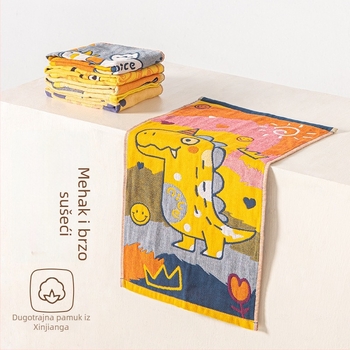 Bejbi pamuk za lice ručnik, Jacquard tkanina, 40 g, upijanje 5–10 s