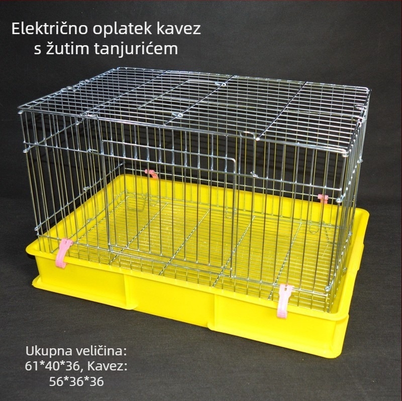 Sklopiva žičana kućica za zečeve, morčad i činčilu — prijenosni dom za kućne ljubimce; materijal: žica; porijeklo: Hebei; marka: Follow the new.