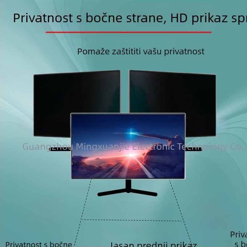 Notebook zaštitni film za privatnost zaslona – PET trostruki sloj, film za zaslon, kompatibilan s 22085044860