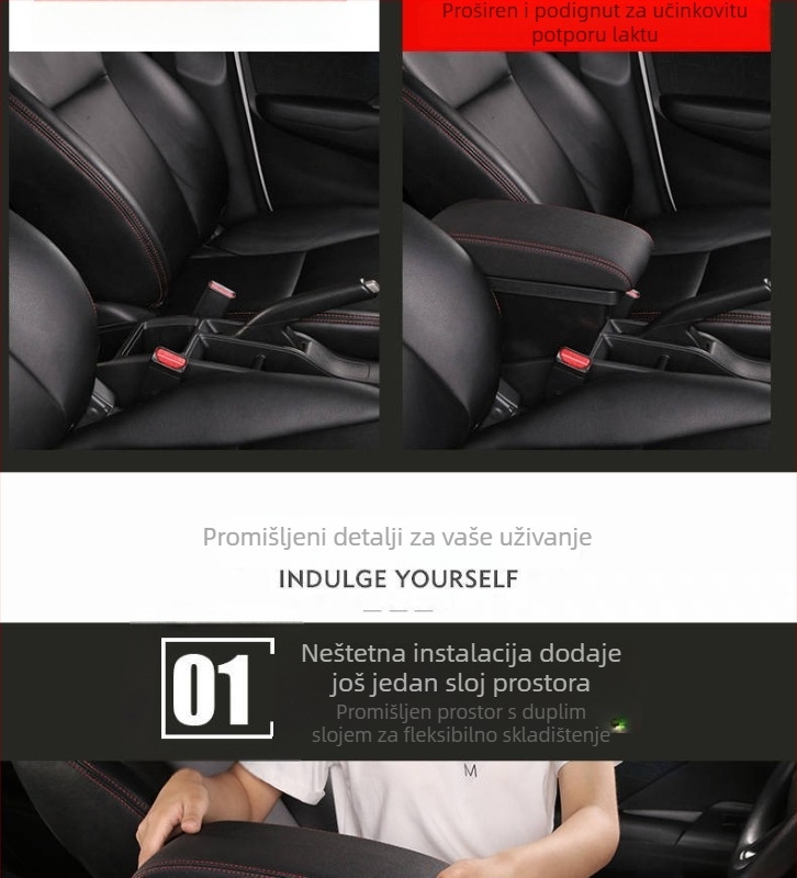 Hyundai Getz naslonska kutija – središnja kutija za pohranu, plastika; 2,5 kg; Model: Hyundai Getz Armrest Box; Kompatibilno s Getz; Mogućnost prilagodbe
