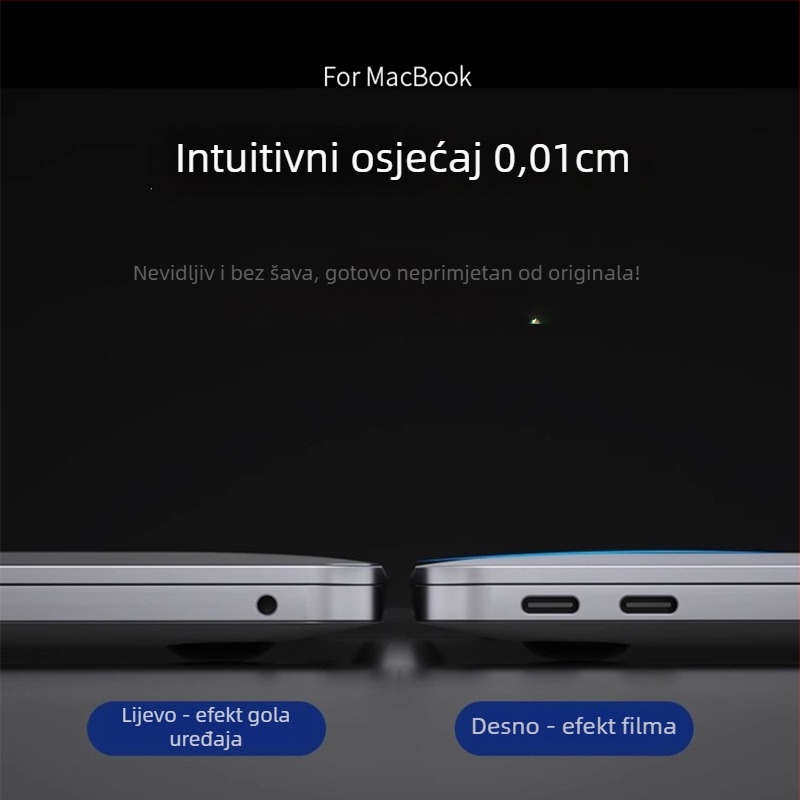 PET folija naljepnica za MacBook Pro — MP-JST zaštitni kućište za Apple prijenosna računala, jednostavna primjena
