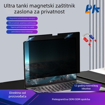 Lagan magnetni zaštitni ekran za privatnost za prijenosna računala s ekranima 13–15 inča; kompatibilan s Lenovo 14.5 inča i HP 15 inča modelima
