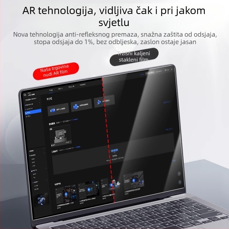 Folio privatnosti zaslona za prijenosno računalo — HUARAN, model Laptop privacy film, PET materijal, Machining izrada, za laptop