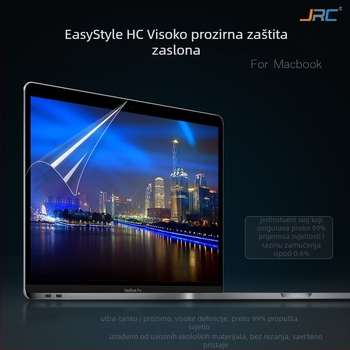 JRC PET folija za zaštitu zaslona za MacBook Pro i MacBook Air, HD proziran