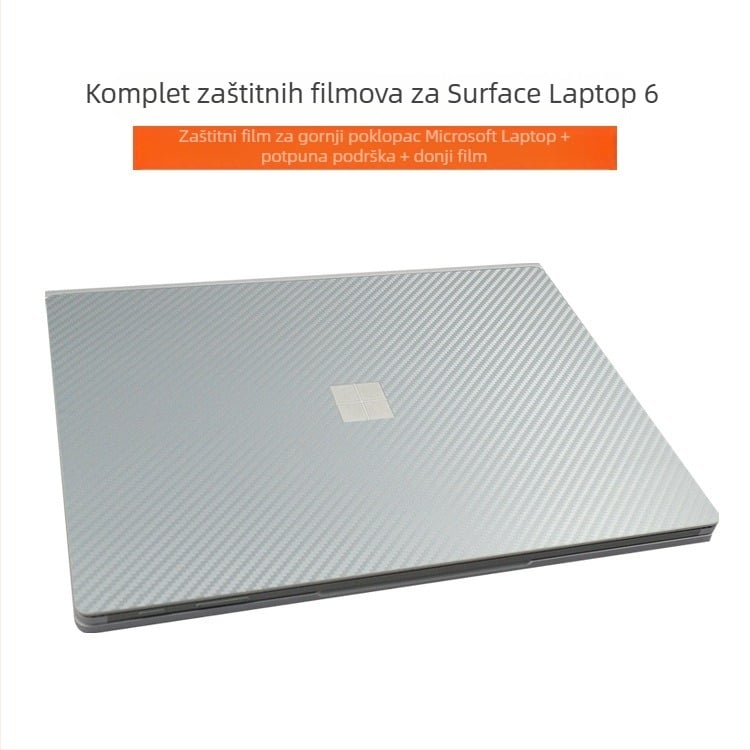Zaštitni film za kućište Microsoft Surface Laptop 6/7 (Materijal: PVC; Model: surface laptop6/7; Tip filma: shell film; Obrada: Machining; Značajke filma: vodootporno, otporno na ogrebotine, otporno na otiske prstiju)
