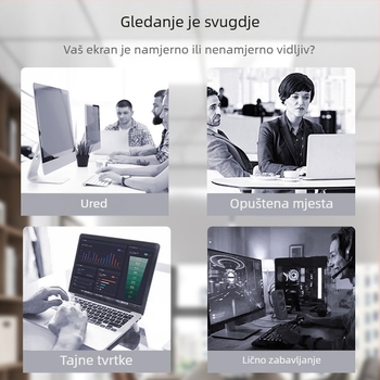 Magnetski anti-peep zaštitni film za MacBook Pro/Air - ultra tanak, filtr plave svjetlosti, kompatibilan s MacBookom