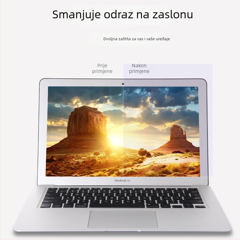 PET zaštitni film za zaslon za MacBook Pro 13 i MacBook Air, anti-plava svjetlost, magnetsko pričvršćivanje