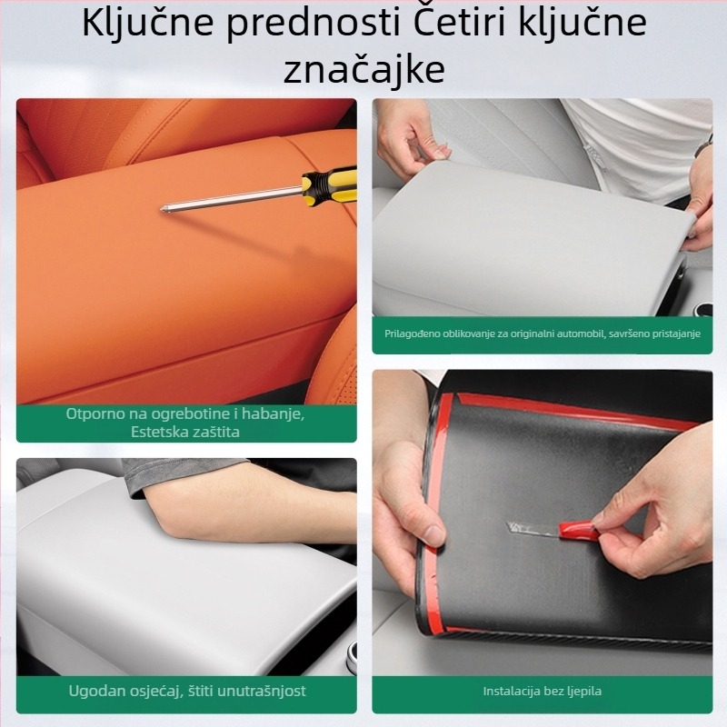 Kožni zaštitnik središnjeg naslona za ruku za Fangcheng Leopard Titanium 7 — ABS i silikon