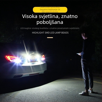 Automobilska stražnja svjetla za vožnju unatrag, PT Round Style, aluminijska zlitina (36W LED, 24V, 20000h, Univerzalno)