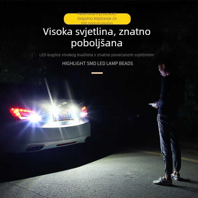 Automobilska stražnja svjetla za vožnju unatrag, PT Round Style, aluminijska zlitina (36W LED, 24V, 20000h, Univerzalno)