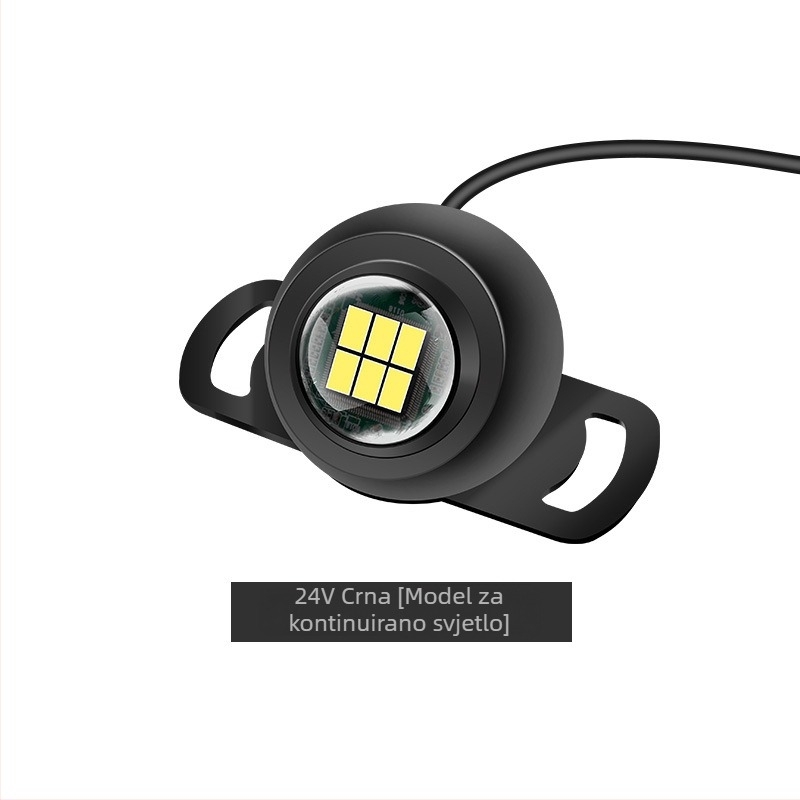 Automobilska stražnja svjetla za vožnju unatrag, PT Round Style, aluminijska zlitina (36W LED, 24V, 20000h, Univerzalno)