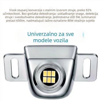 Auto zadnje LED svjetlo s lećom, 6W, 24V, 6000K, model 005