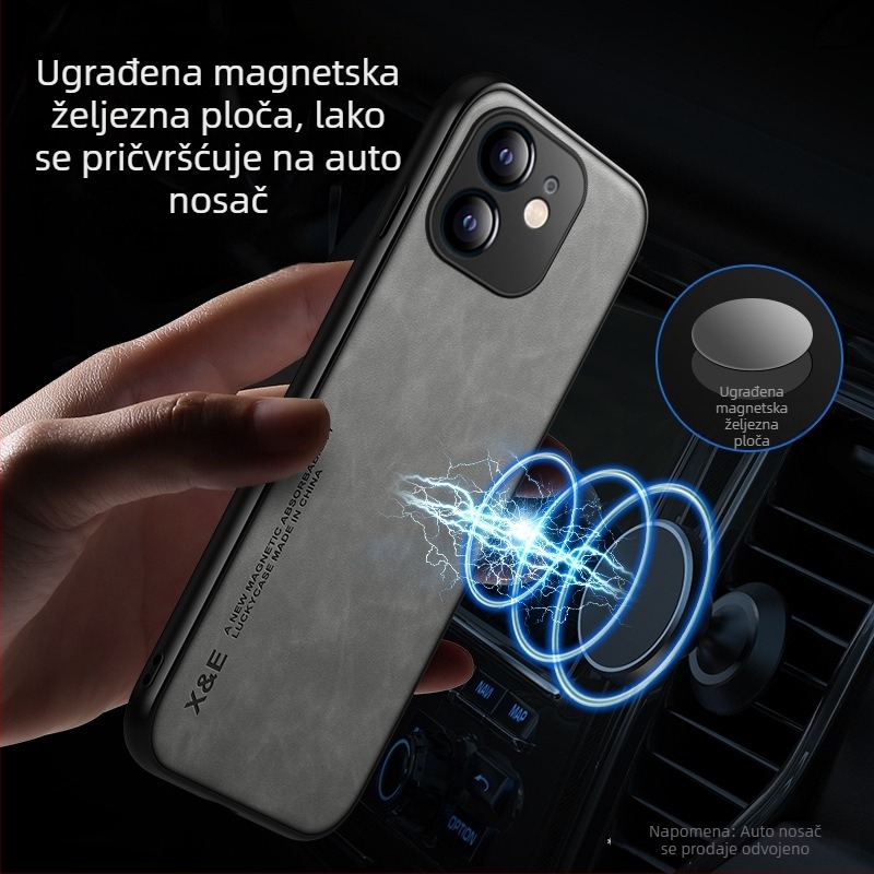 Maska za iPhone 12 seriju – TPU, mat finiš, zaštita od padova, moderan dizajn, kompatibilno s iPhone 12, 12 Pro, 12 Pro Max i 12 mini