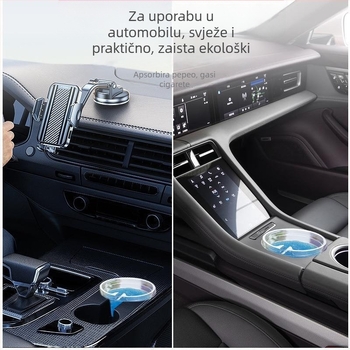 Jednokratni automobilni pepelnjak s dizajnom protiv rasipanja pepela, model A20221022, plastika, težina 100 g, marka Mudius