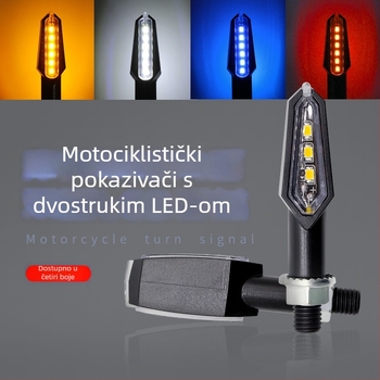 Aksesoar za signalizaciju motocikla, dvostrani, model XG-02, ABS materijal, univerzalna namjena