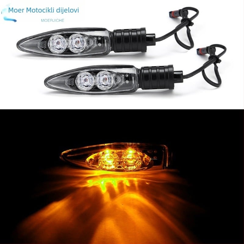 BMW motociklistički MR32296 LED pokazivači smjera, LED izvor, 12V, 10W, vijek trajanja 30000h, kompatibilno s R1200GS, G310R, 310GS, F800GS, F700GS
