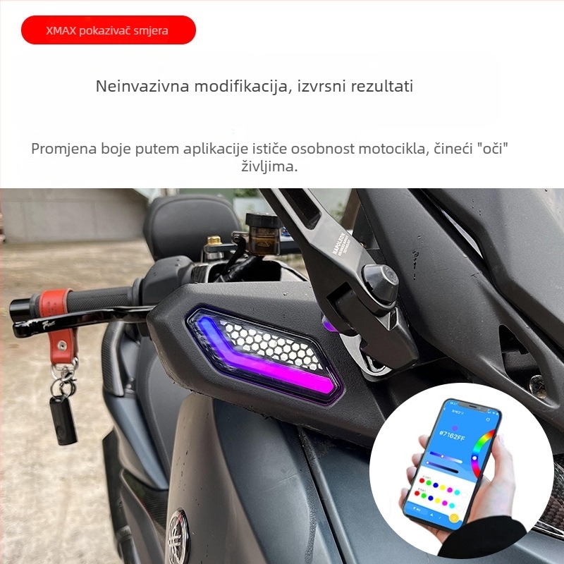 Komplet pokazivača smjera za xmax300 – ABS kućište, vijek trajanja 50.000 h, šifra proizvoda ZD0043