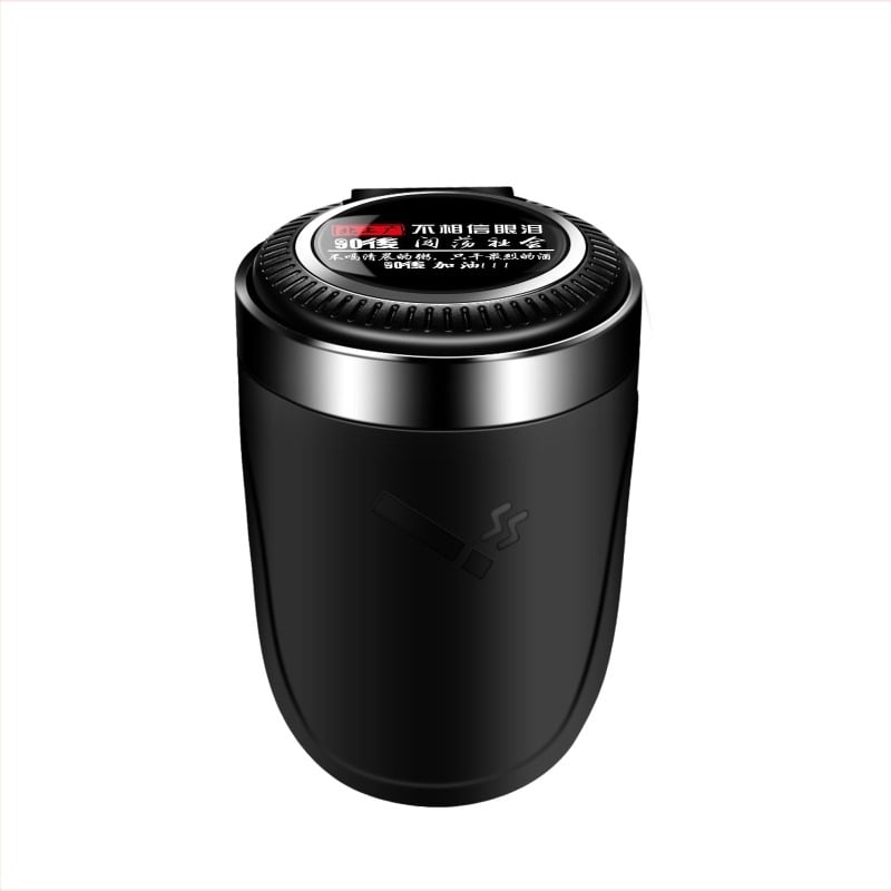 Automobilska pepeljara, 202 nehrđajući čelik, brusni završetak, model opće namjene, težina 0.35, spremna za privatnu oznaku