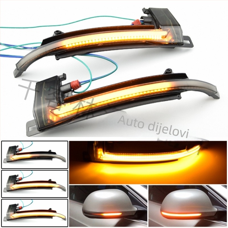 LED signalna lampica za bočni retrovizor Audi A4/A5 B8/B8.5 RS5 RS4 A3 8P A6 A8 8K, 5W, 12V, ABS, model LSG-AD03