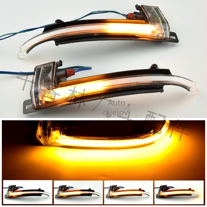 LED signalna lampica za bočni retrovizor Audi A4/A5 B8/B8.5 RS5 RS4 A3 8P A6 A8 8K, 5W, 12V, ABS, model LSG-AD03