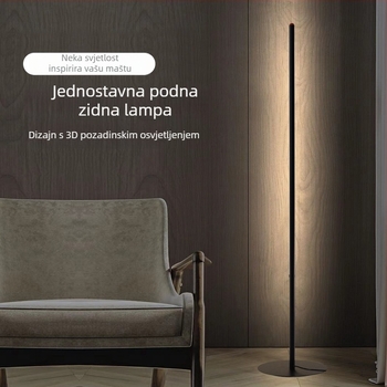 LED podna svjetiljka, skandinavski minimalistički stil, za dnevni boravak i spavaću sobu, dekorativno kutno svjetlo s daljinskim upravljačem