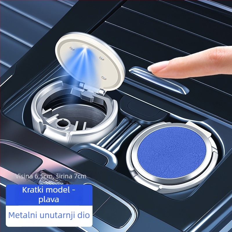 Auto pepeljak, metalni, porijeklo Shantou, Klasa A, Perfect Music – dvostruka upotreba za dom i auto