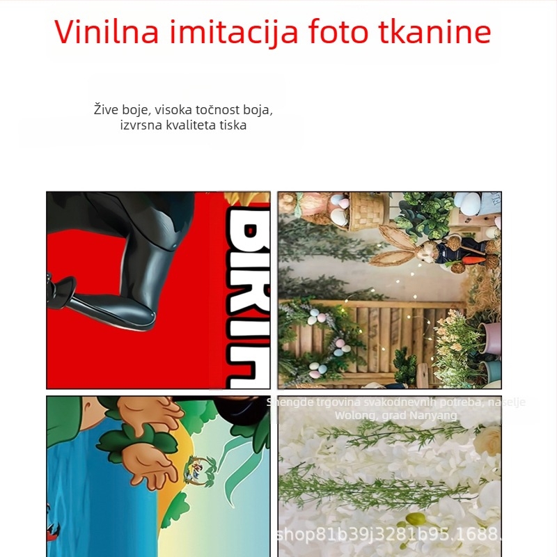 Vinil pozadina za fotografiju s temom Shan Hai Jing, pozadina za krajolinske snimke